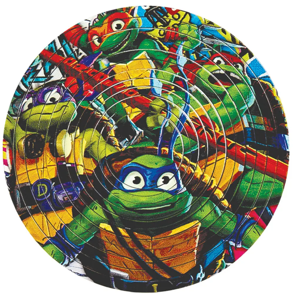 Teenage Mutant Ninja Turtles Spin Flip Puzzle - 12 Rings - Double-Sided 1