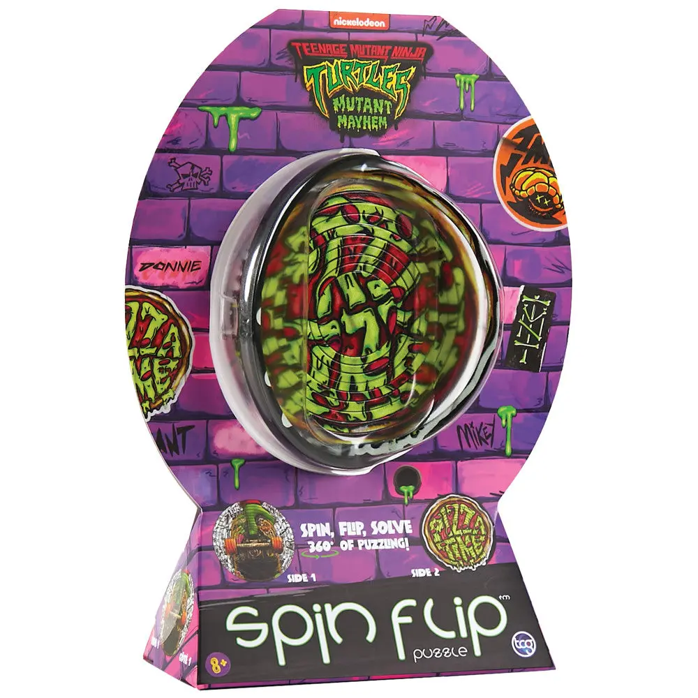 Tmnt Spin Flip Puzzle - Double-Sided 12-Ring Challenge 1