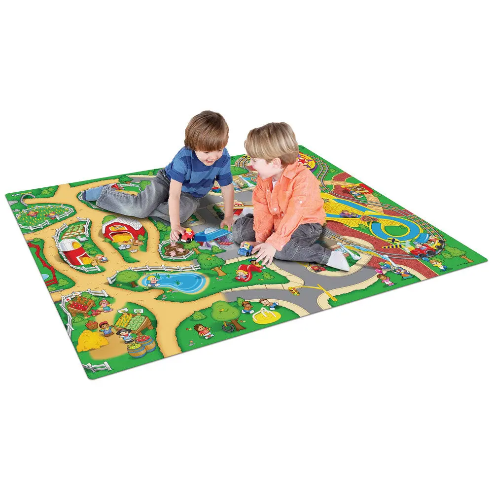 Fisher-Price Imaginmat Jumbo Playmat With Cocomelon Cars, 47 X 61 Inches 1