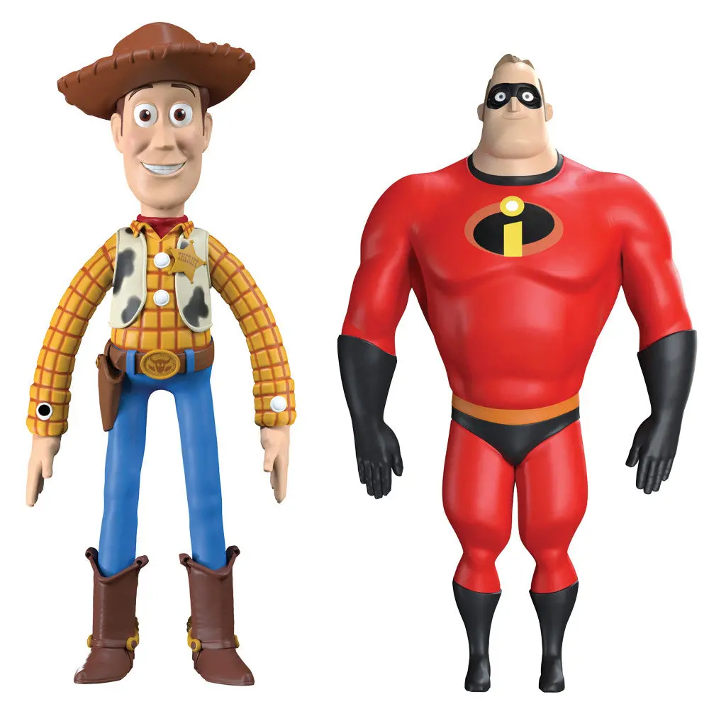 Flexfigs Pixar 4-Character Articulated Action Figure Pack - Collectible 1