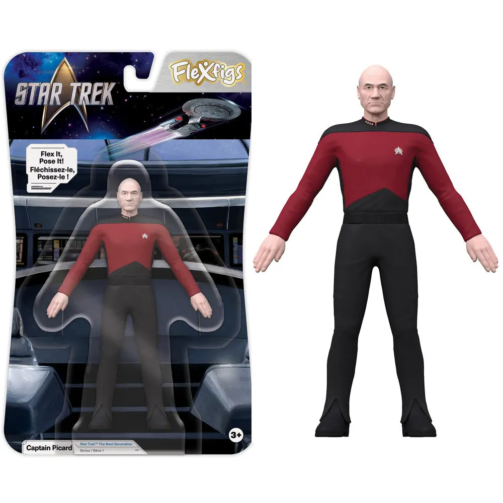 Flexfigs Star Trek Articulated Figures - Captain Kirk & Captain Picard 1