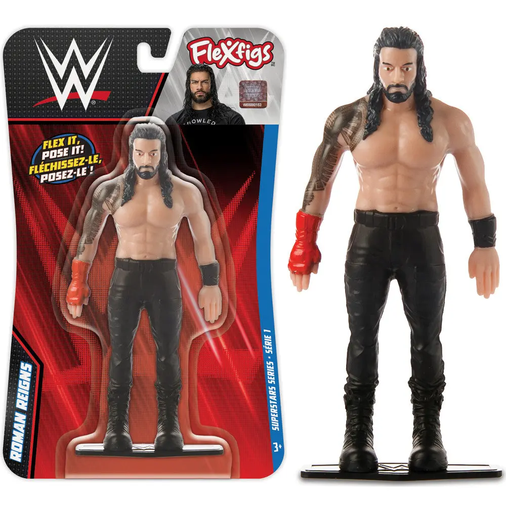 Flexfigs Wwe Superstars Seth Rollins & Roman Reigns - Dynamic Duo Action Figure Set 1