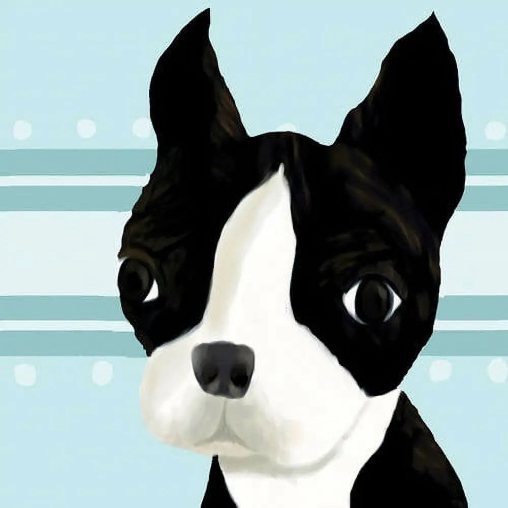 Oopsy Daisy Bea The Boston Terrier Canvas Wall Art 1