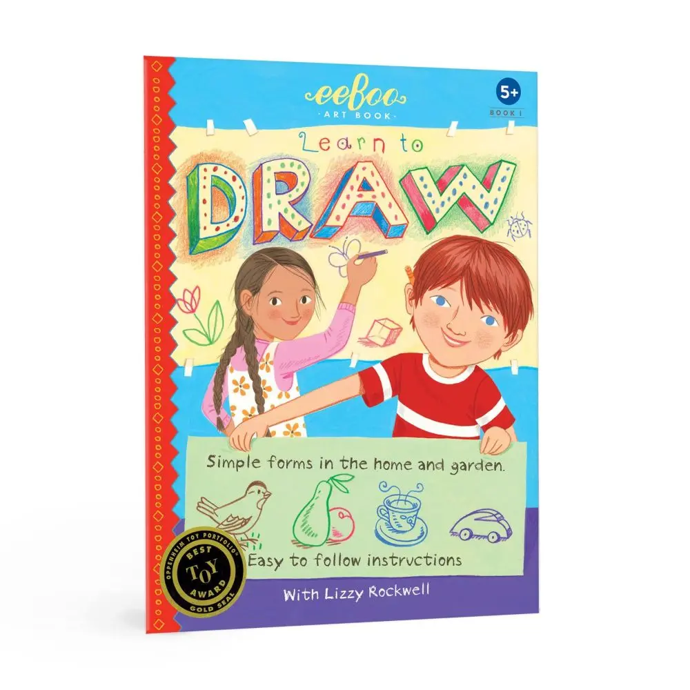 Lizzy Rockwell's Eeboo Art Book 1: Learn To Draw Simple Forms 1