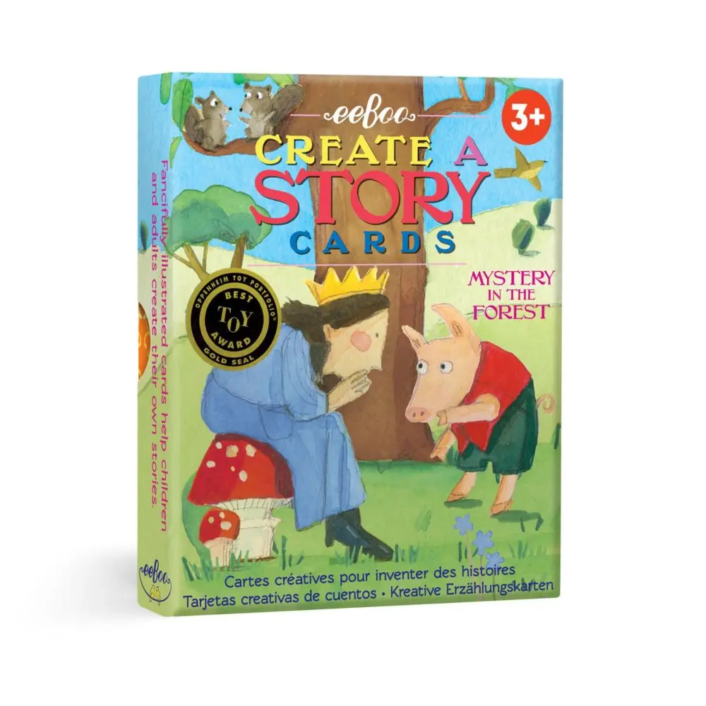 Eeboo Mystery In The Forest 36-Card Storytelling Set 1