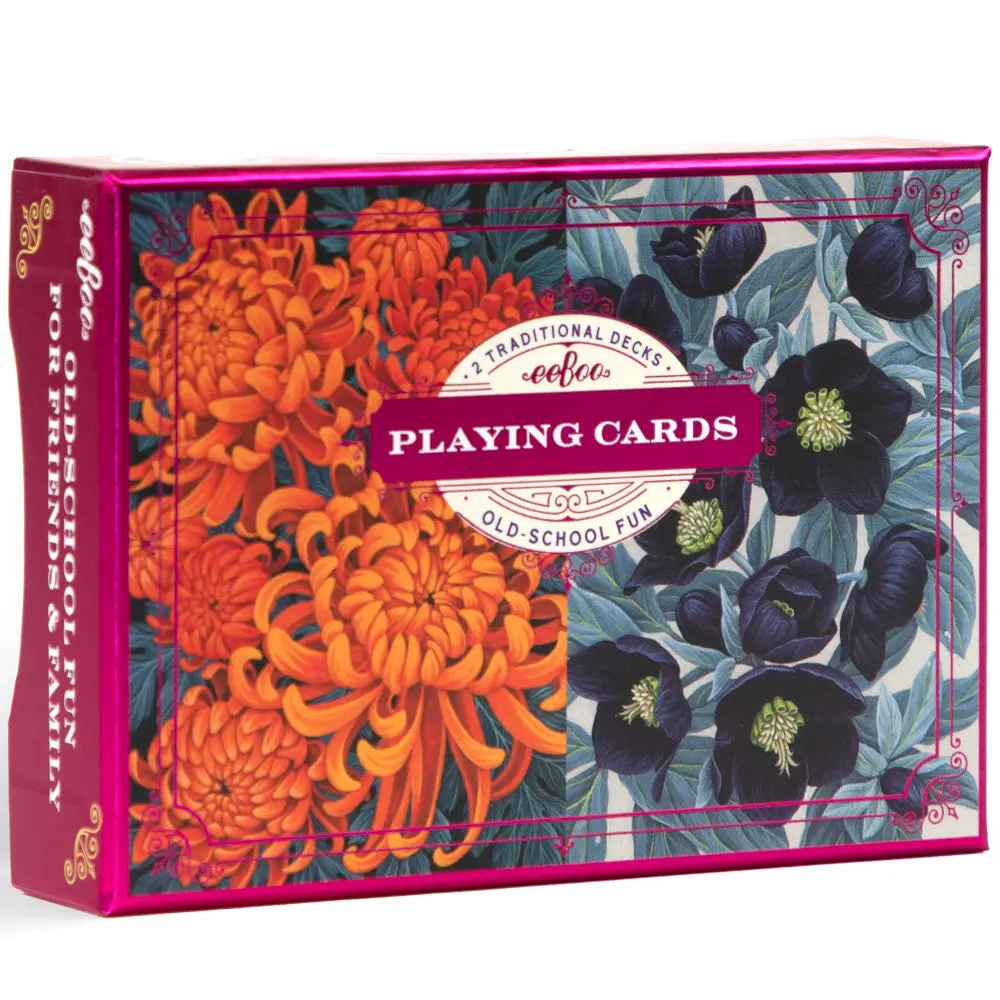 Eeboo Piece & Love: Autumn Abundance - Elegant Adult Playing Cards 1