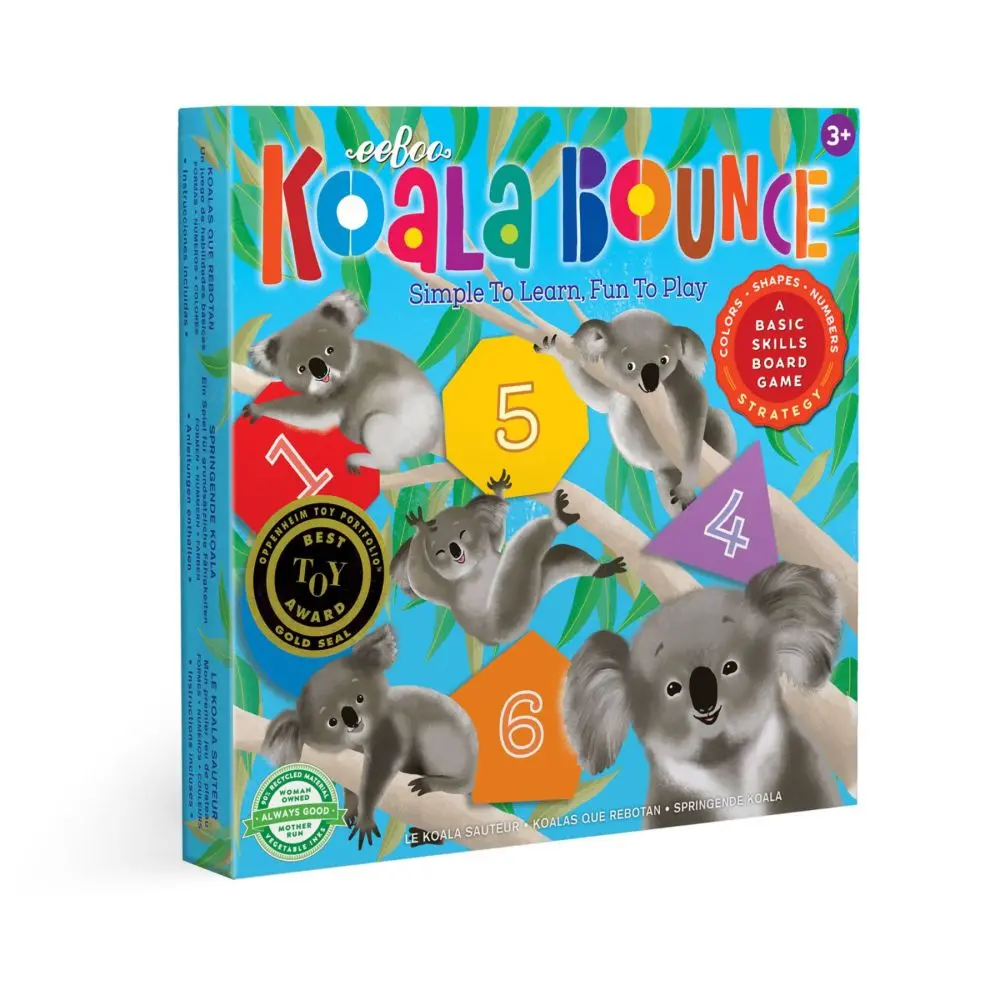 Eeboo Koala Bounce Strategy Board Game 1