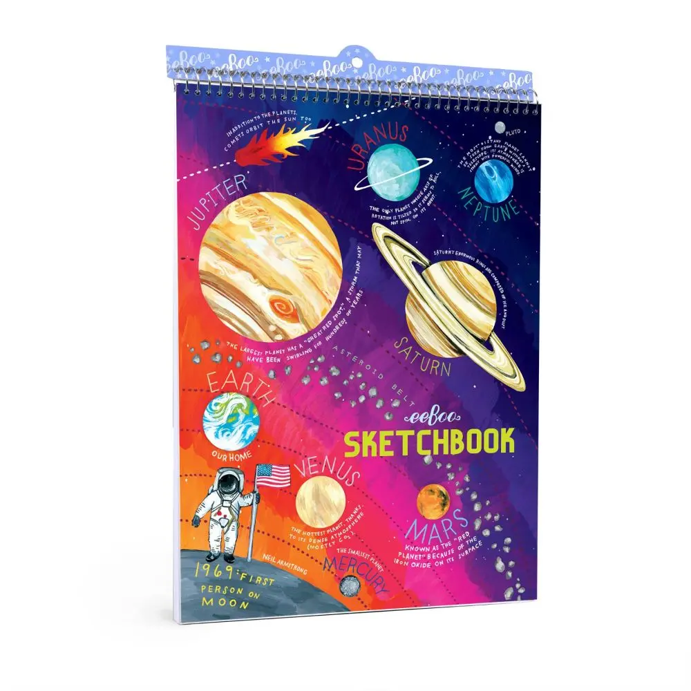 Eeboo Solar System Artist Sketchbook With Monika Forsberg Illustrations 1