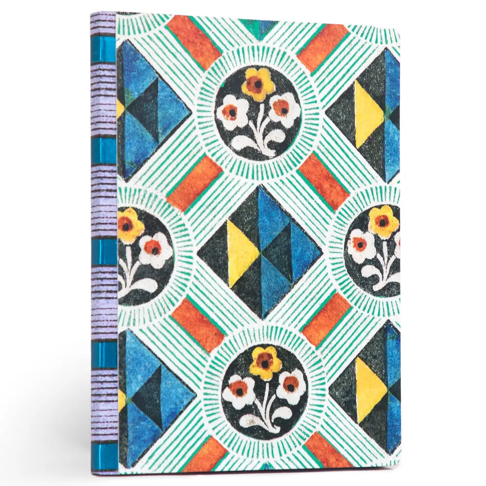 Eeboo Piece & Love Saxton's Gilded Journal - Colorful Hardcover Diary 1