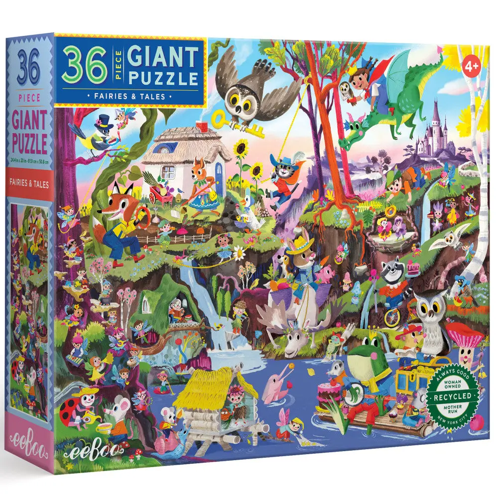 Eeboo Fairies & Tales Giant Floor Puzzle - 36 Pc 1