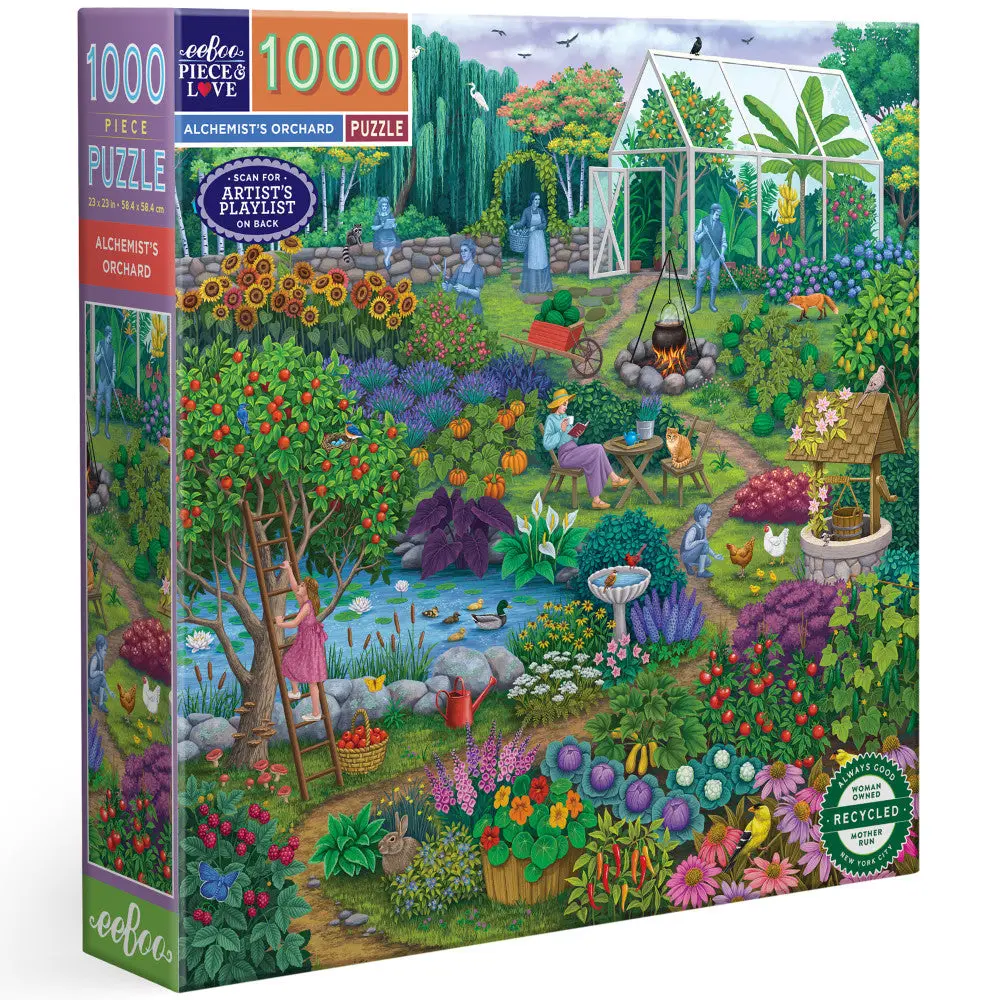 Eeboo Piece & Love Alchemist's Orchard 1000 Pc Puzzle 1