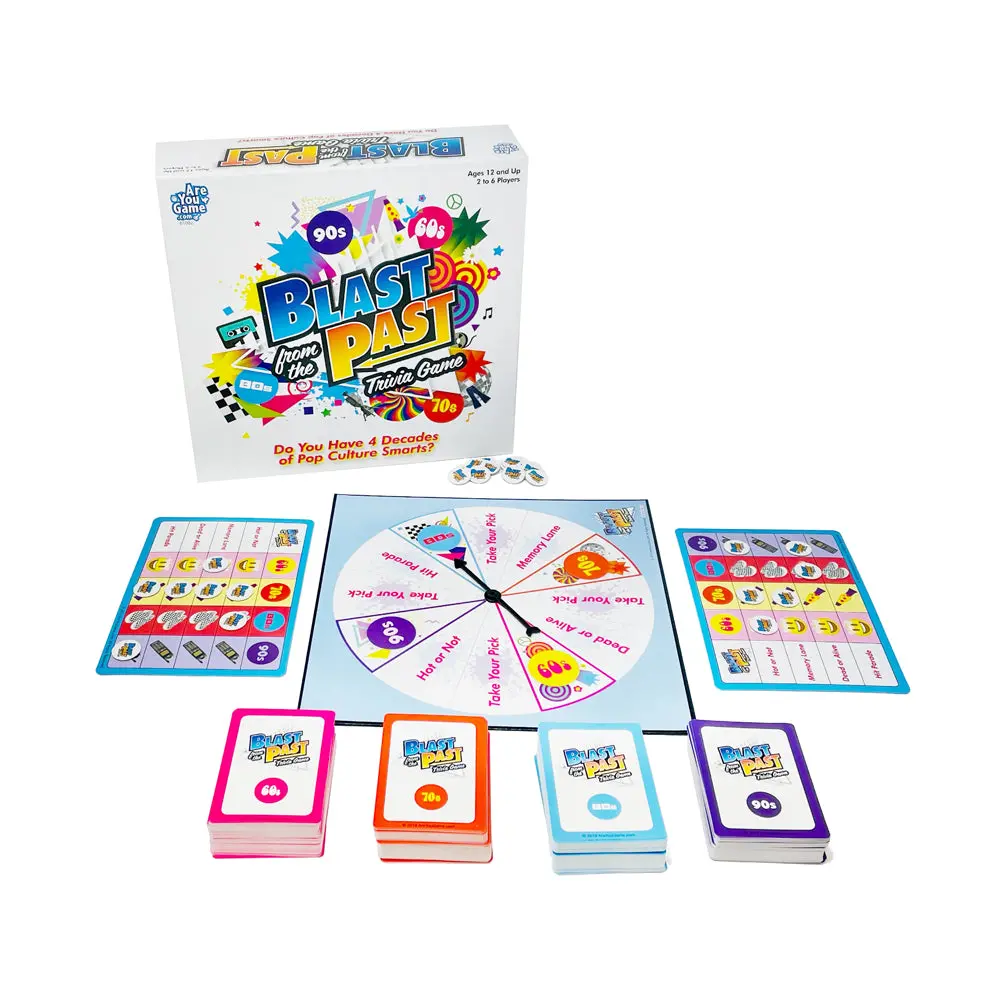 Blast From The Past Decades Trivia Board Game 1