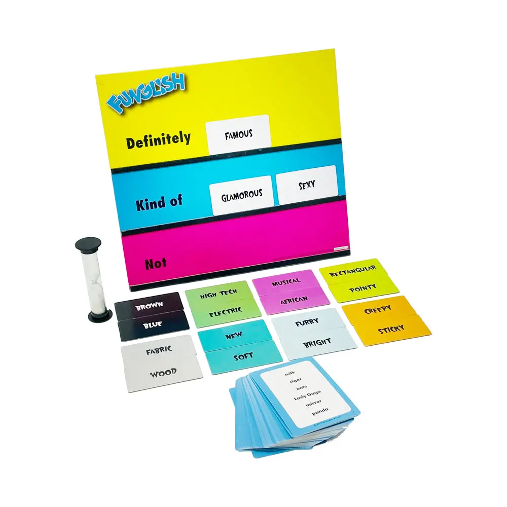 Funglish Expressive Word Guessing Board Game By Hasbro 1