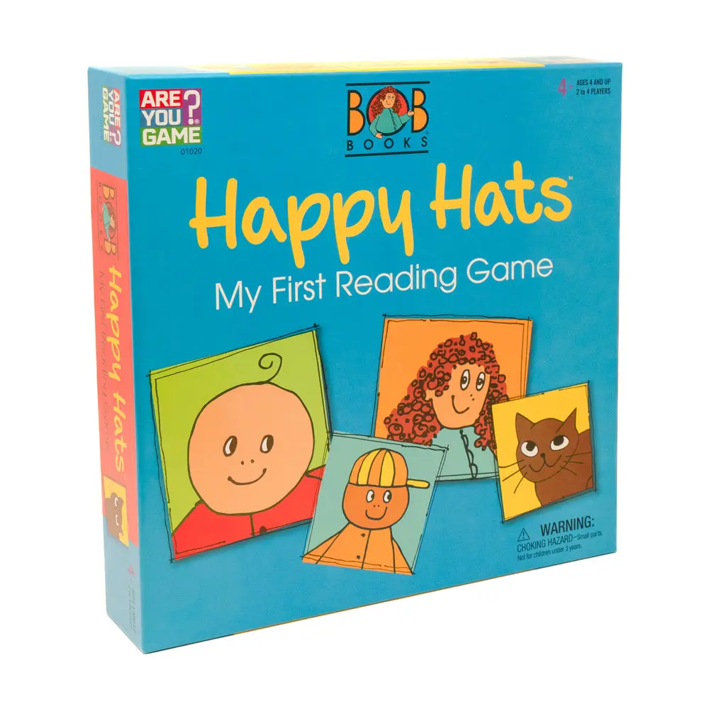 Bob Books Happy Hats Beginner Reading Game 1