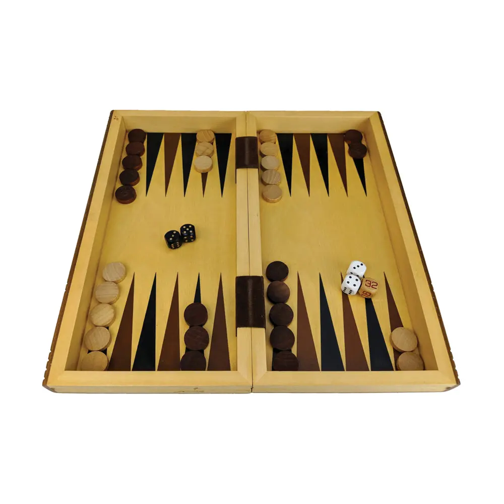 Classic Backgammon Book Edition Portable Board Game 1