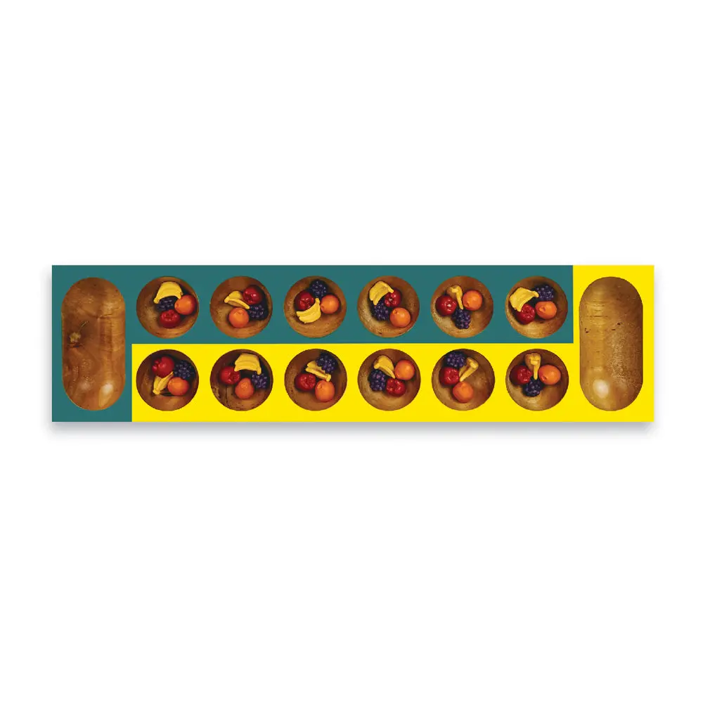 Kid-Cala Colorful Wooden Mancala Board Game For Kids 1