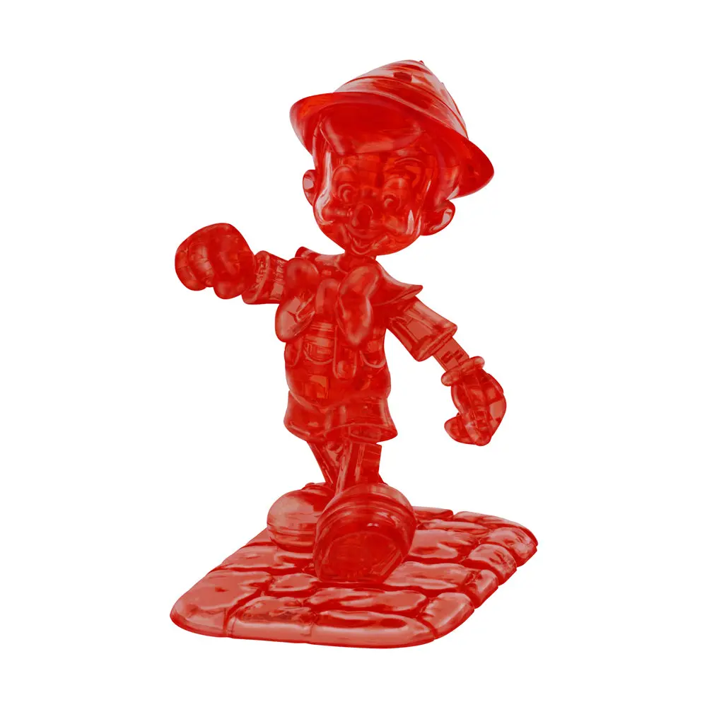 Disney Pinocchio 3D Crystal Puzzle - Red, 38 Pieces 1