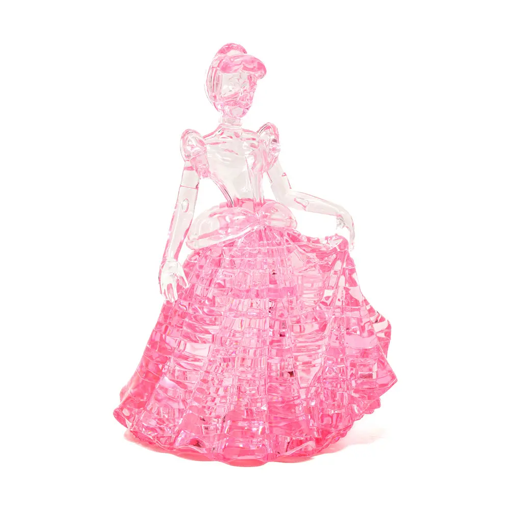 Disney Cinderella 3D Crystal Puzzle - Pink, 41 Pieces 1