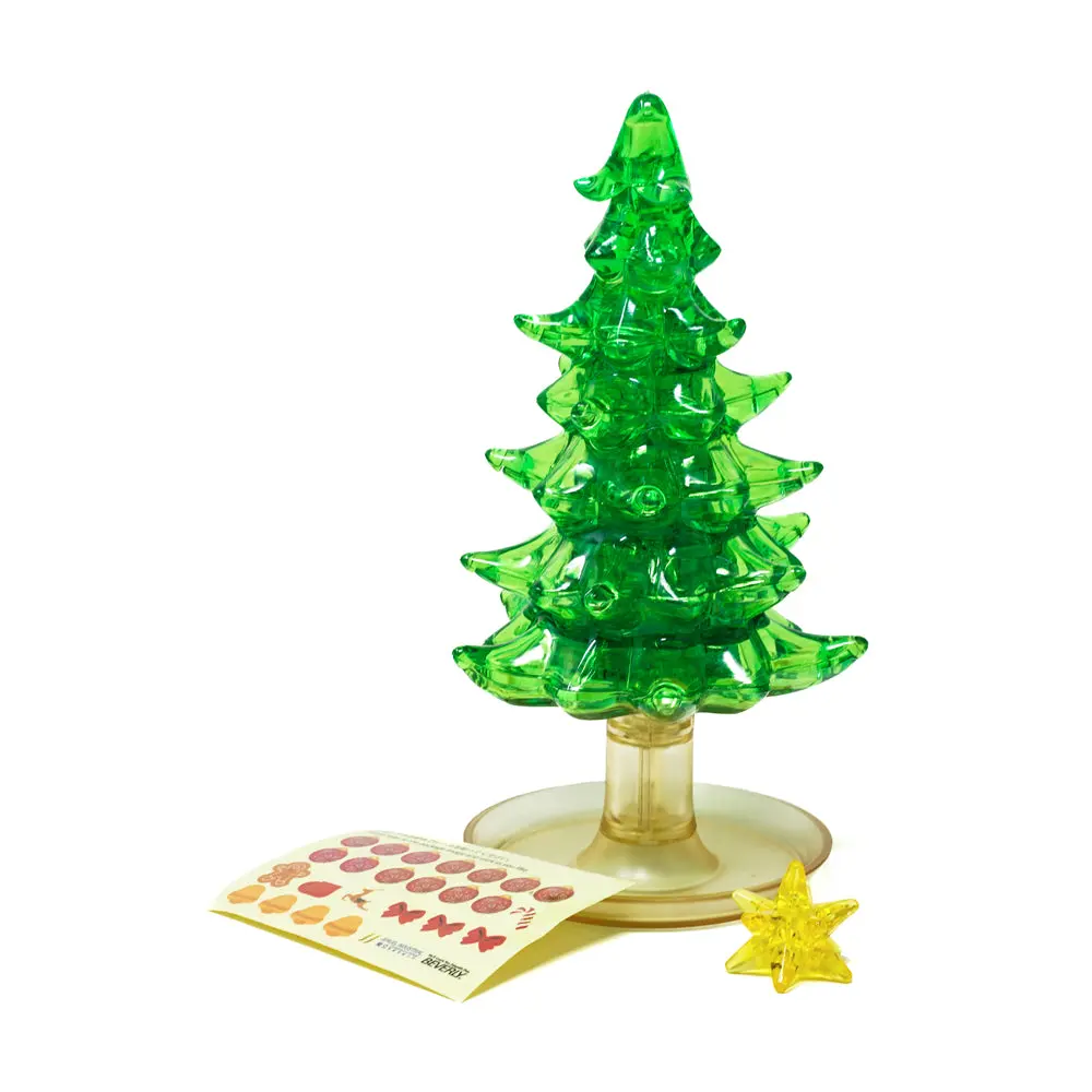 Areyougame Festive 3D Crystal Christmas Tree Puzzle - 69 Pc 1