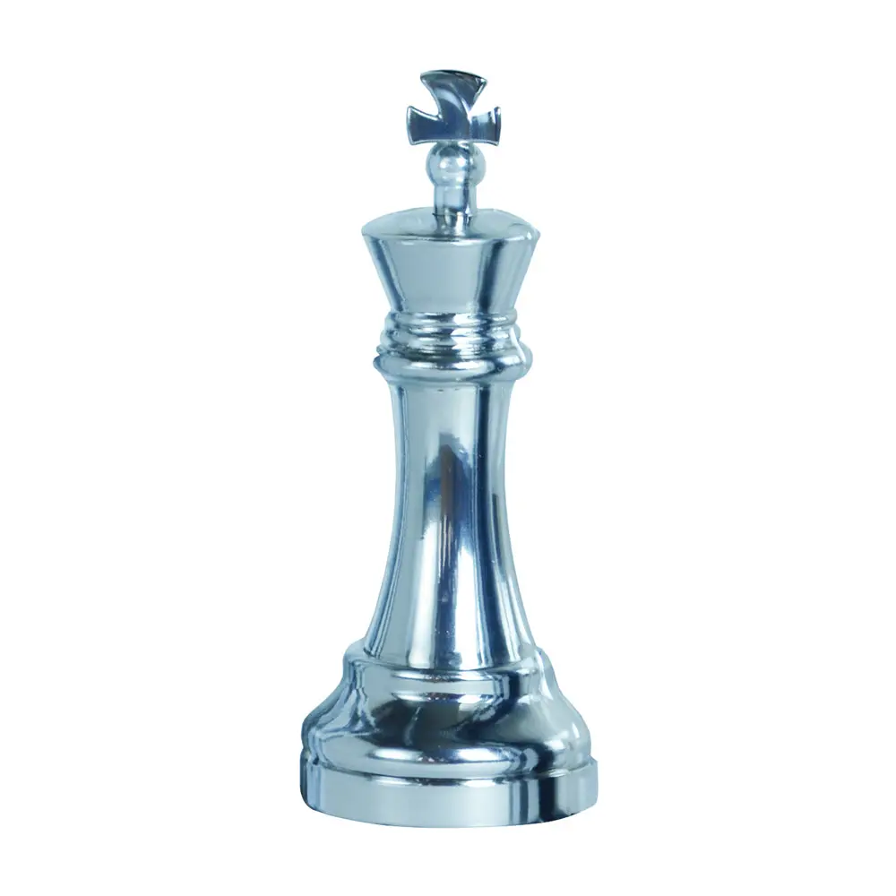 Hanayama Cast Metal Chess King Puzzle - Level 3 Brain Teaser 1