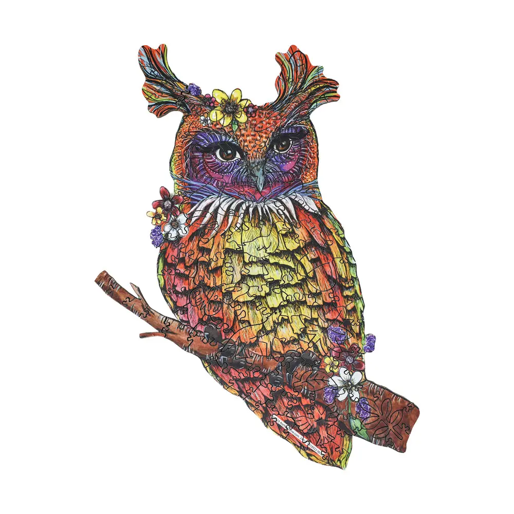 Areyougame Owlette Artistic Wooden Jigsaw Puzzle - 110 Pcs 1