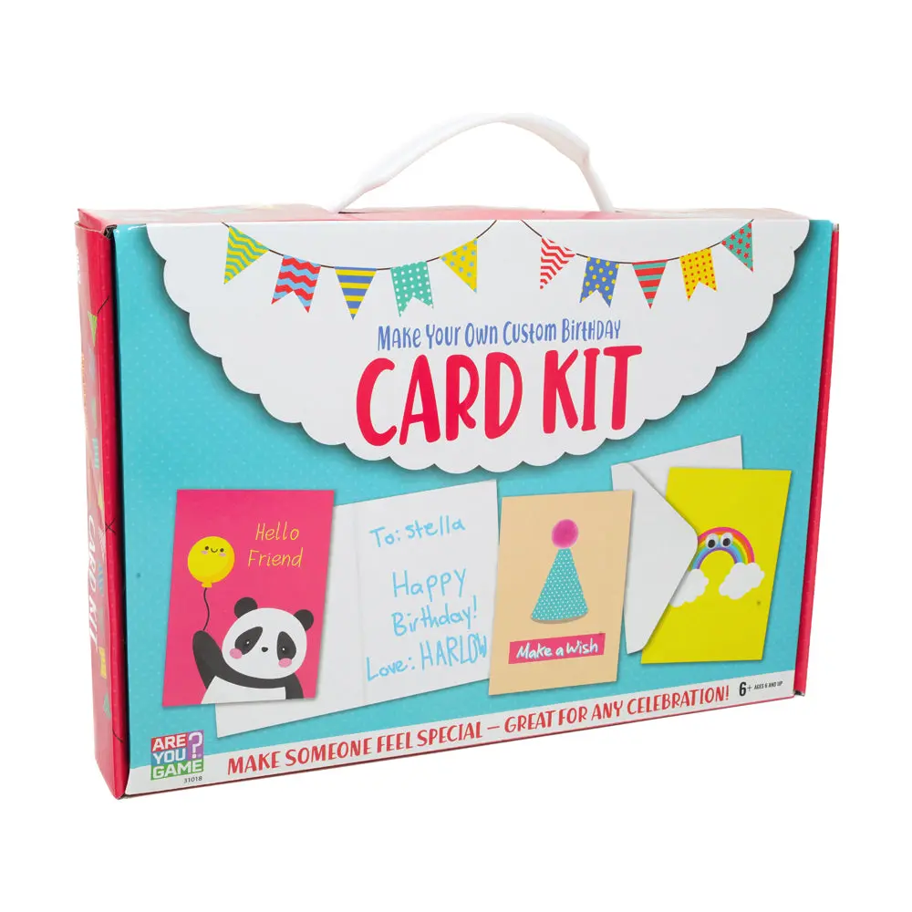 Areyougame Diy Custom Birthday Card Creation Kit 1