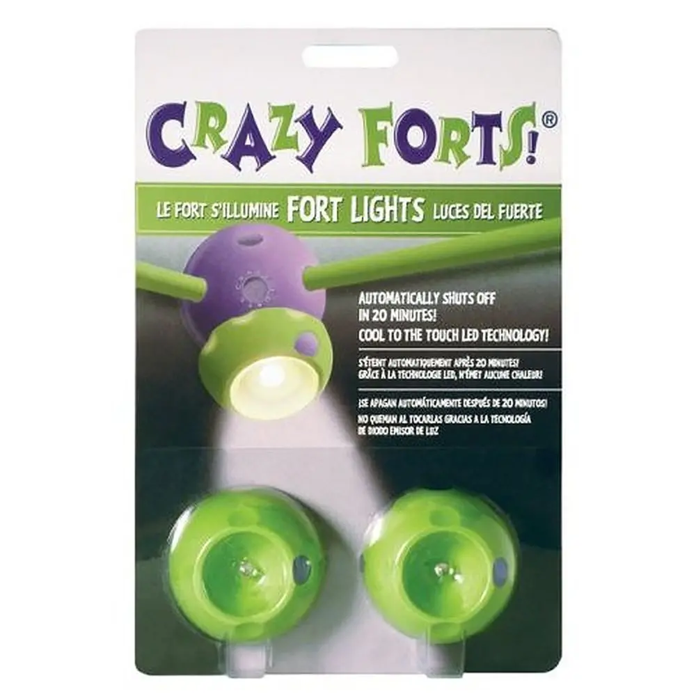 Everest Toys Crazy Forts! 2 Led Lights - Enchanted Green Glow 1