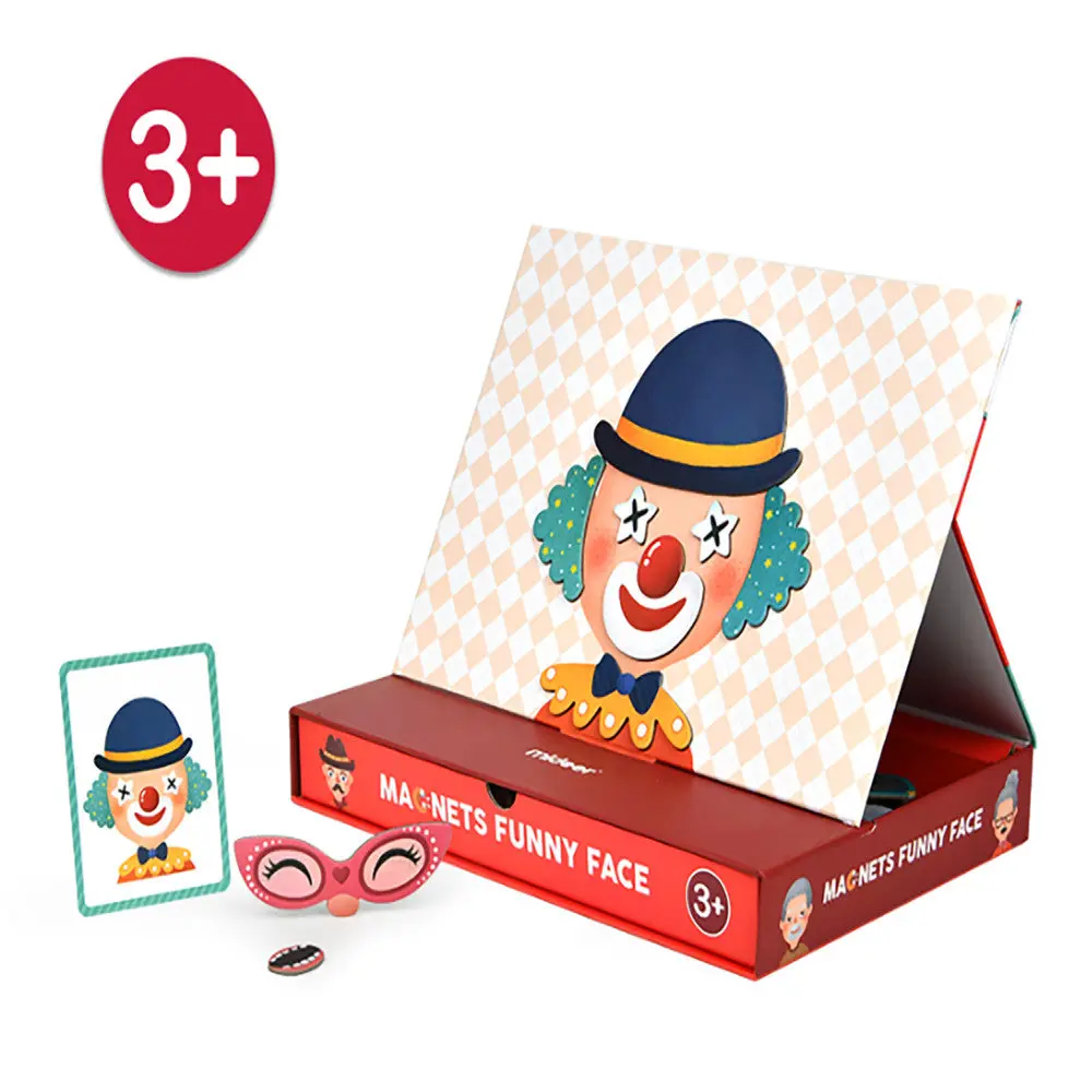 Mideer Magnetic Funny Face 56-Piece Travel Puzzle 1