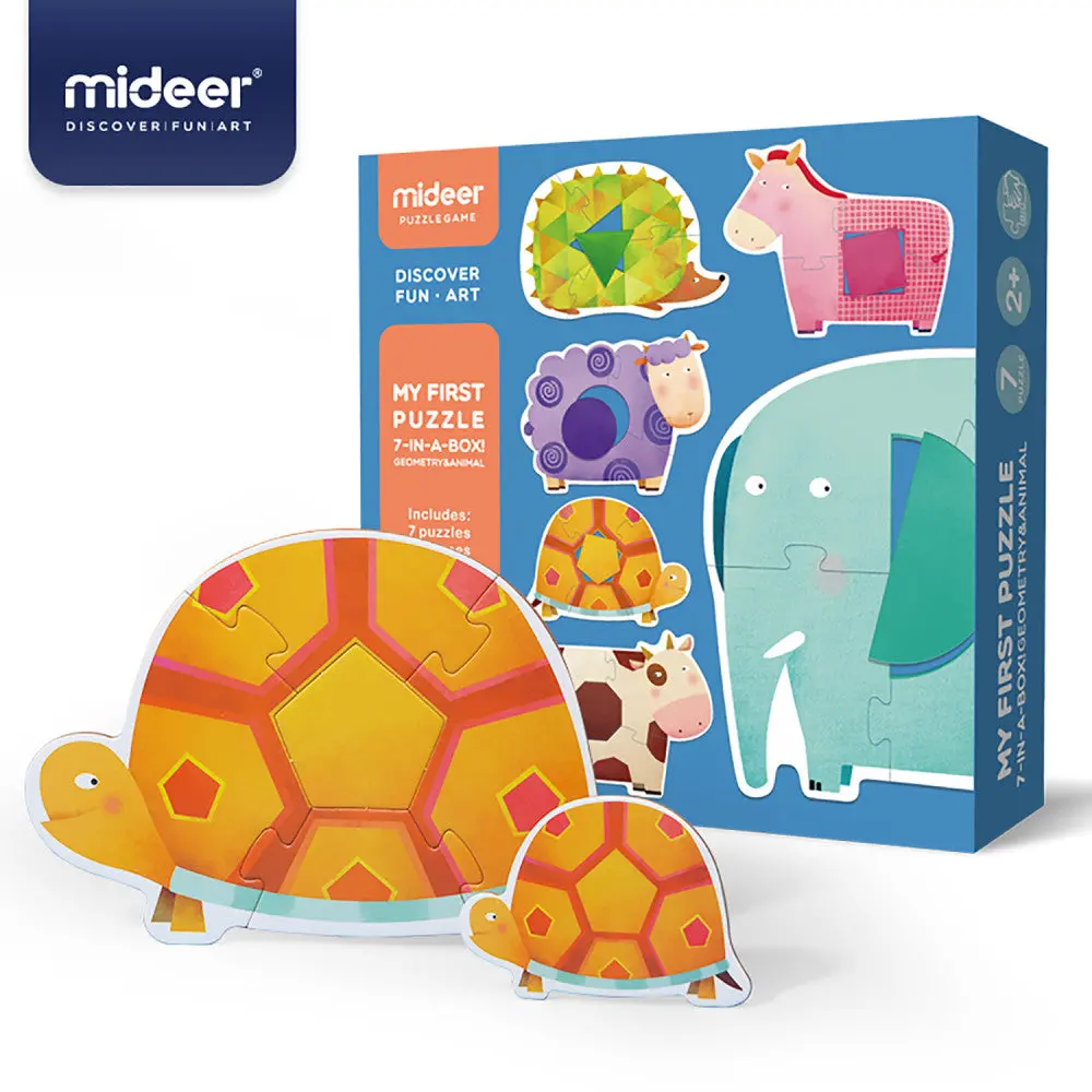 Mideer Animal-Themed 32-Piece Jigsaw Floor Puzzle For Toddlers 1