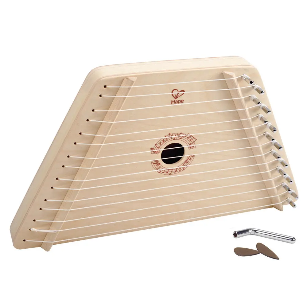 Hape Happy Harp Kid's Wooden Musical Instrument, Ages 3+ 1