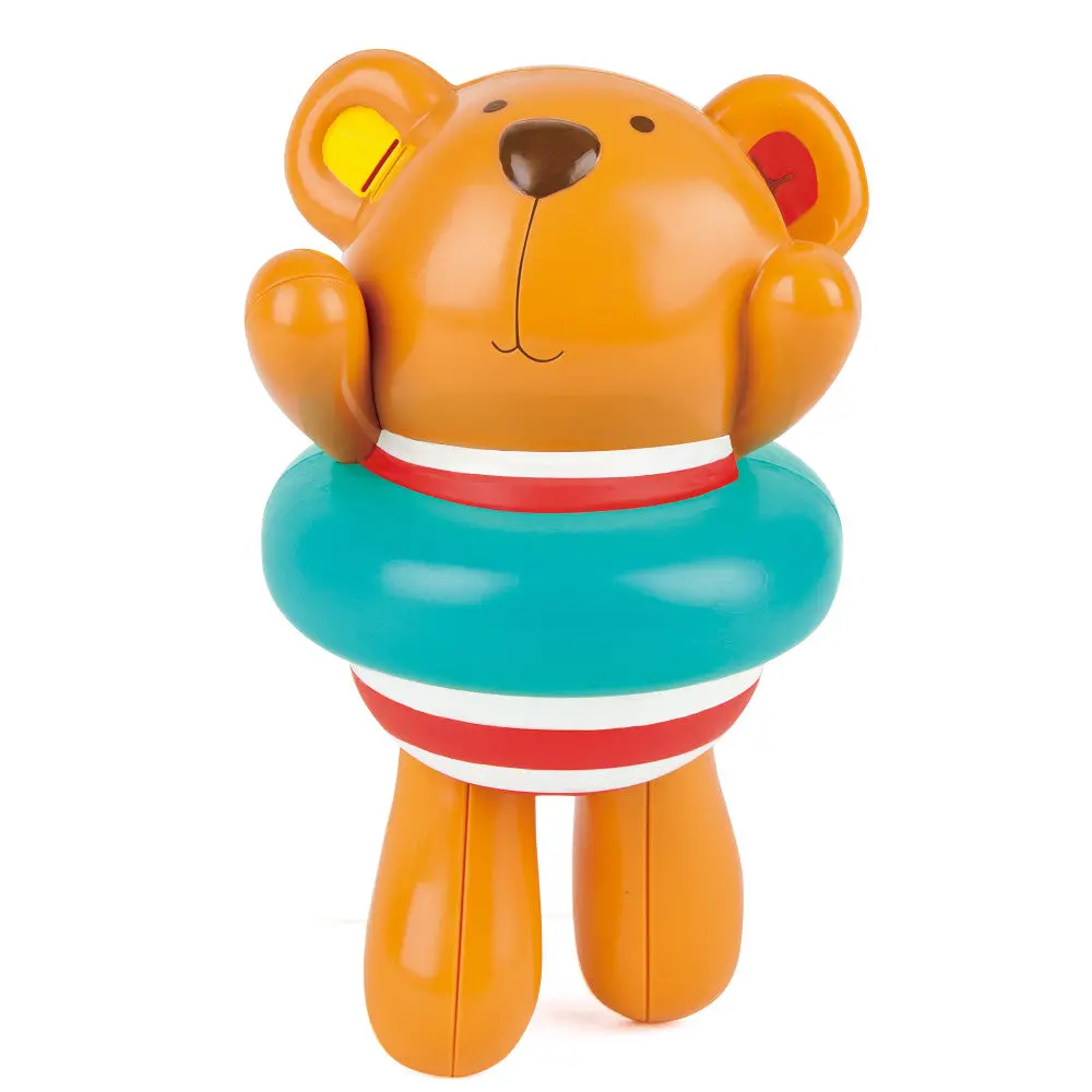 Hape Swimmer Teddy Wind-Up Toy For Bath Time Fun, Ages 1+ 1