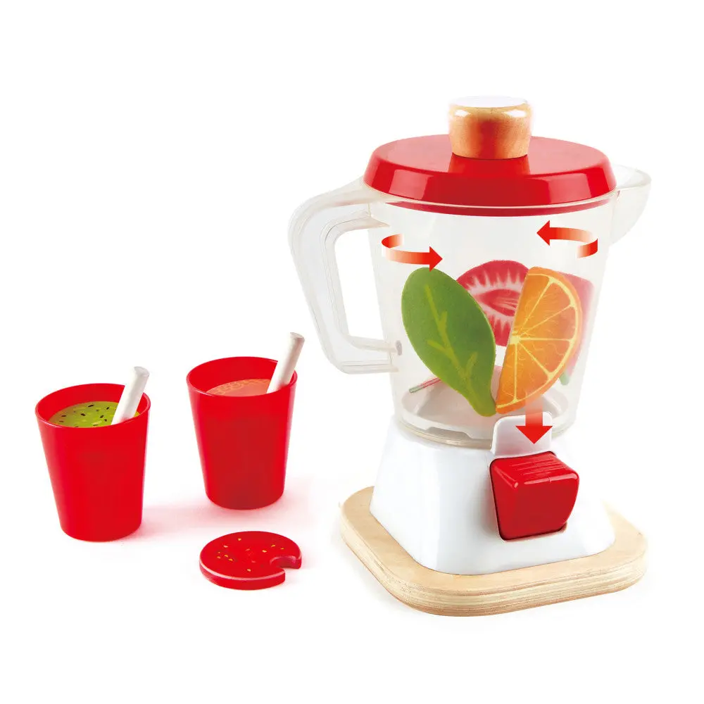 Hape Kid's Wooden Smoothie Blender Playset - 12 Piece 1