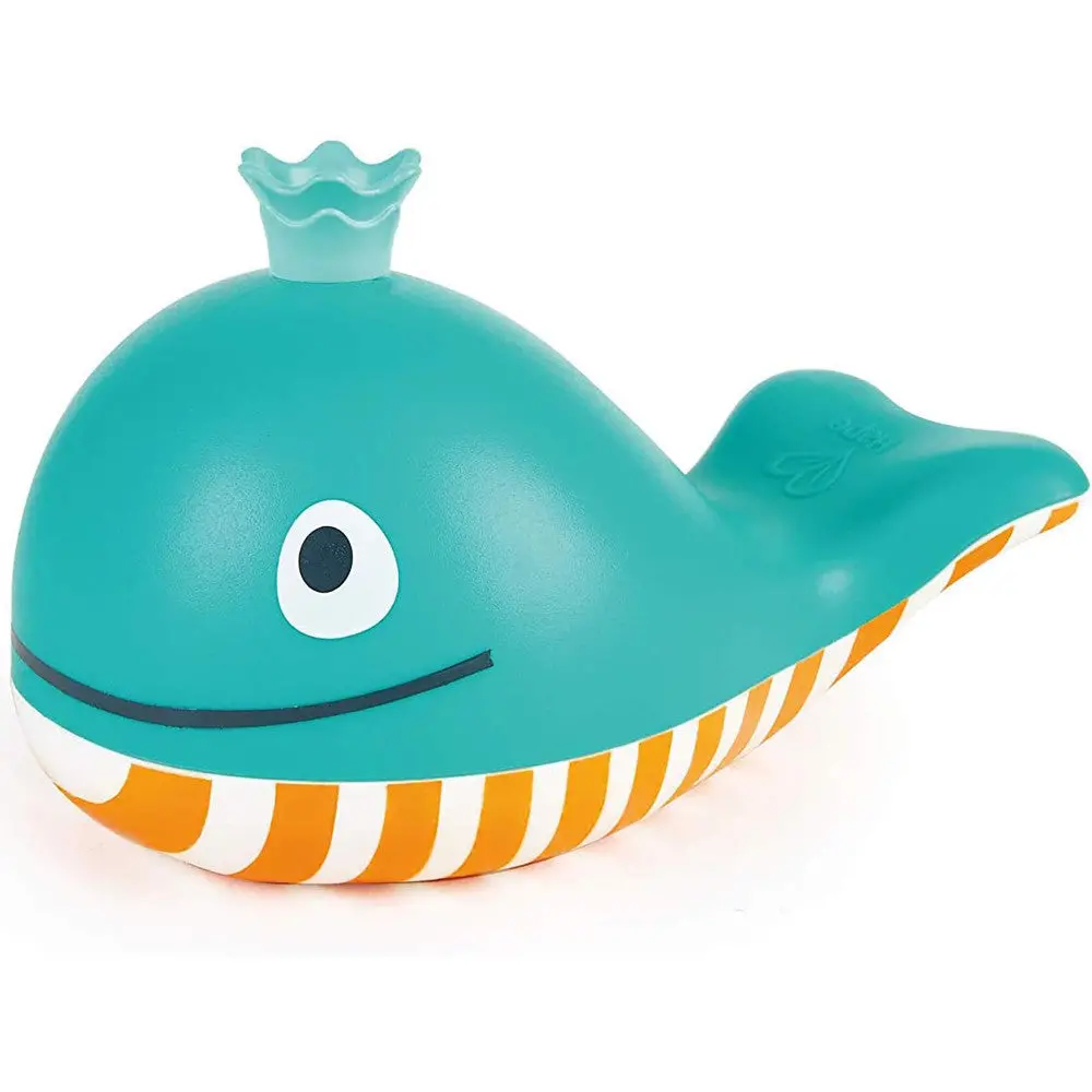 Hape Bubble Blowing Whale - Blue & Yellow Bath Toy 1