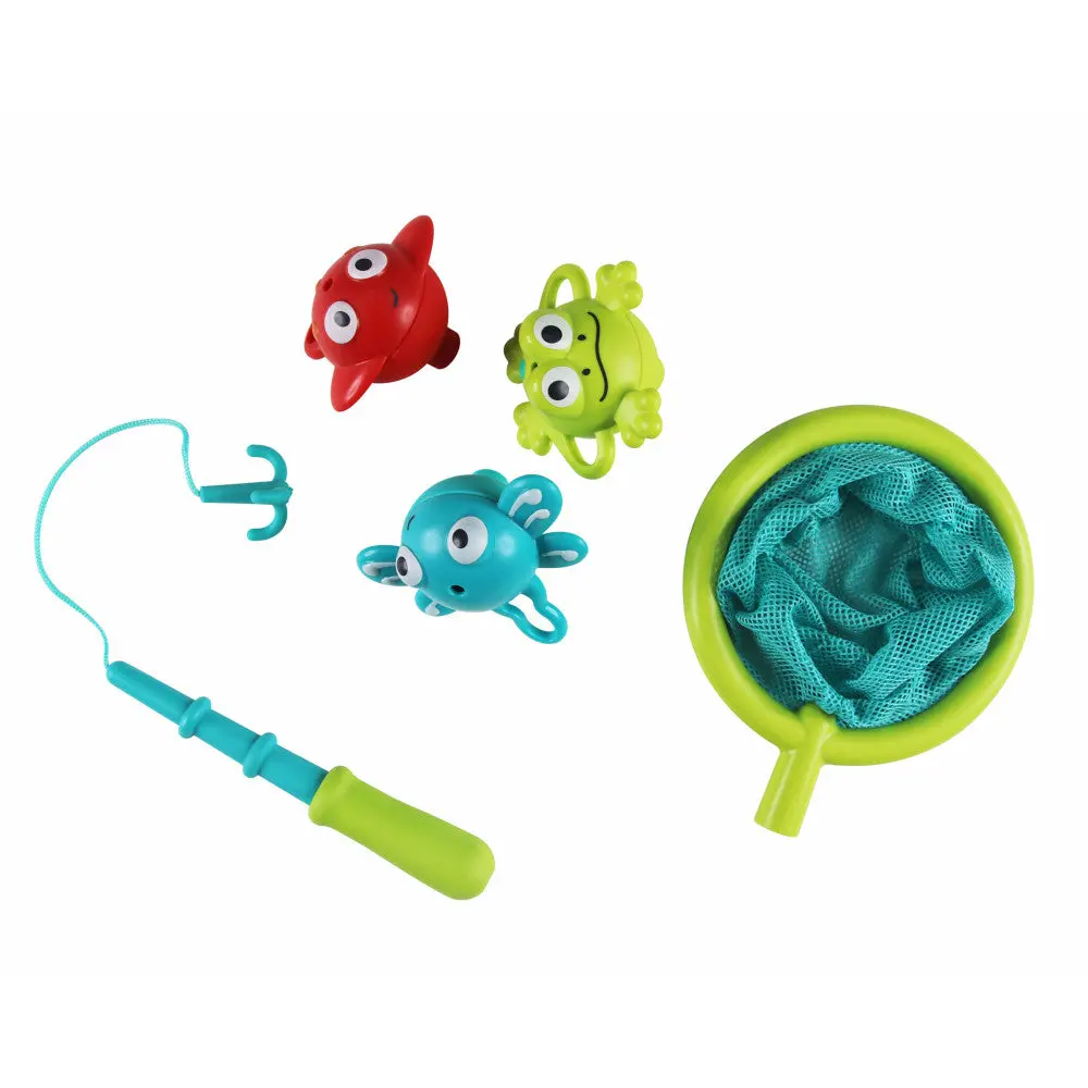 Hape Double Fun Fishing Set - Jumping Sea Creatures For Toddlers 1