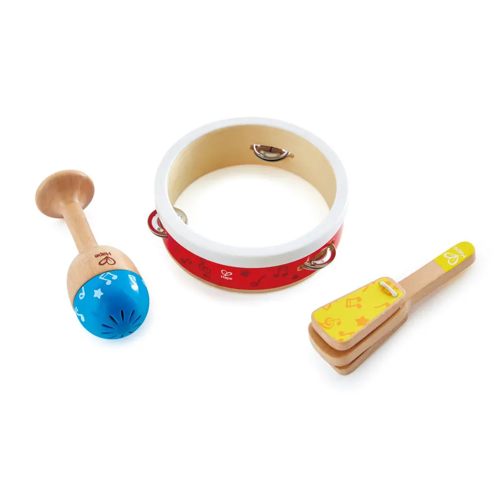 Hape 3-Piece Junior Percussion Set For Toddlers 1