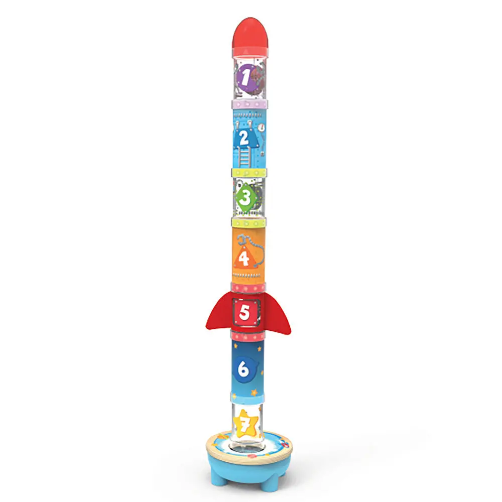 Hape Rocket Ball Air Stacker - Educational Stacking & Sorting Toy 1