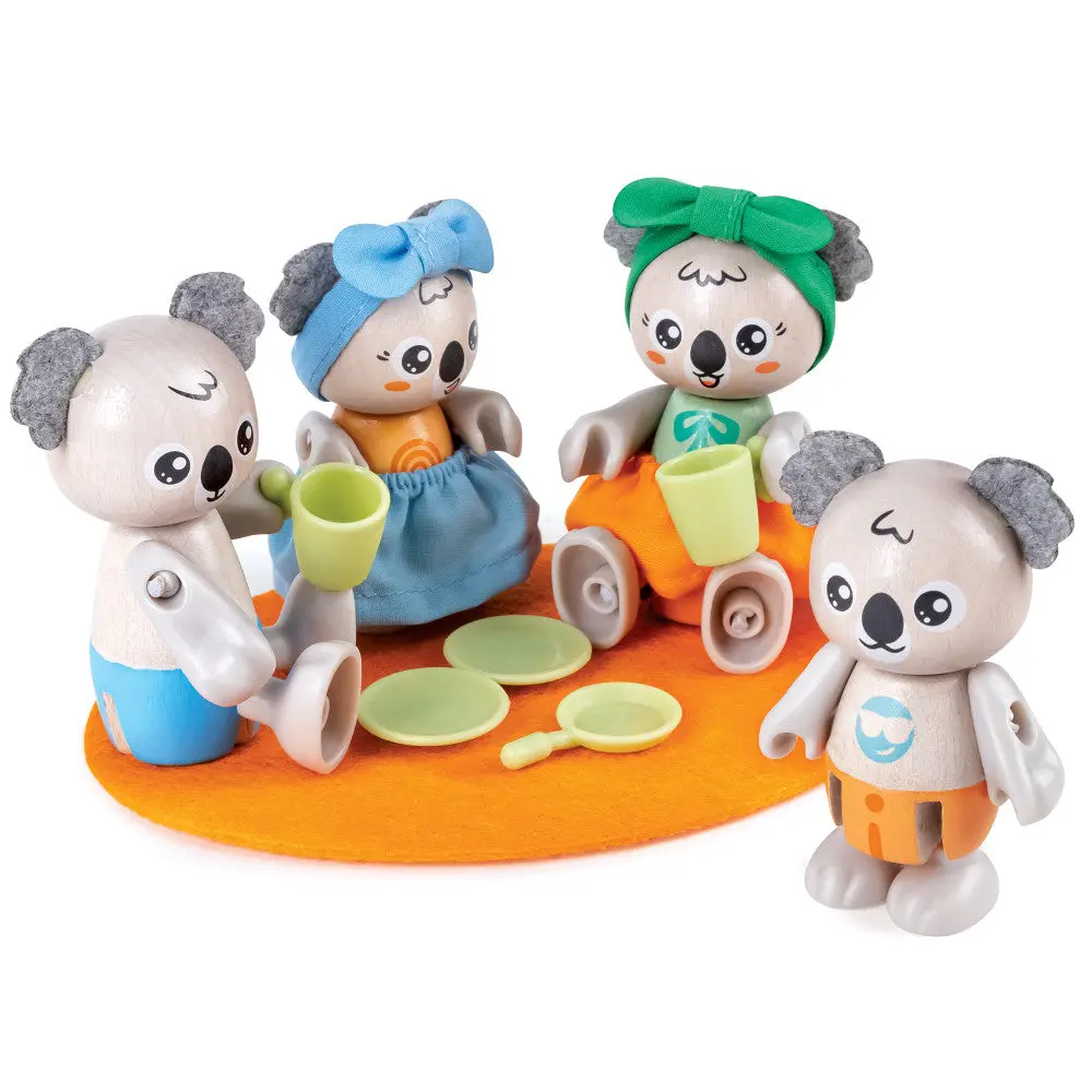 Hape Koala Family Adventure - 4 Playful Wooden Koalas 1