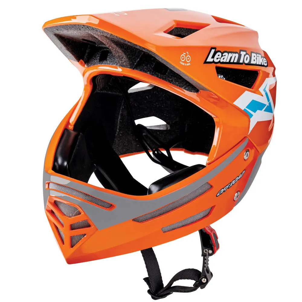 Hape Sports Rider Safety Helmet - Full Face - Vibrant Orange 1