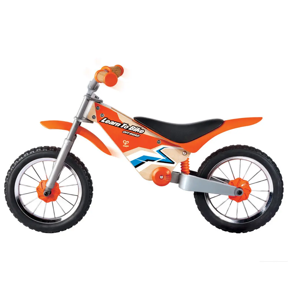 Hape Off-Road Balance Bike - Orange Adventure Rider 1