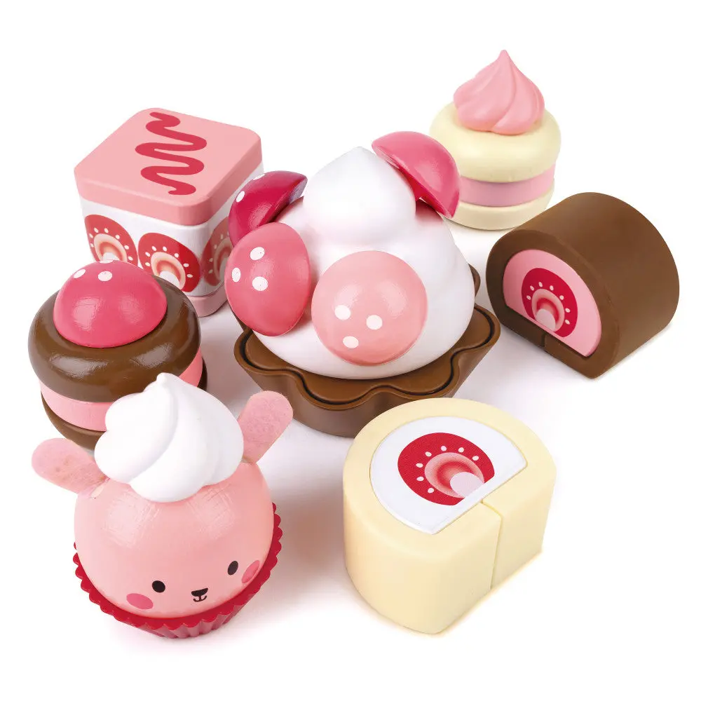 Hape Strawberry Dessert Delight Playset - Pretty In Pink 1