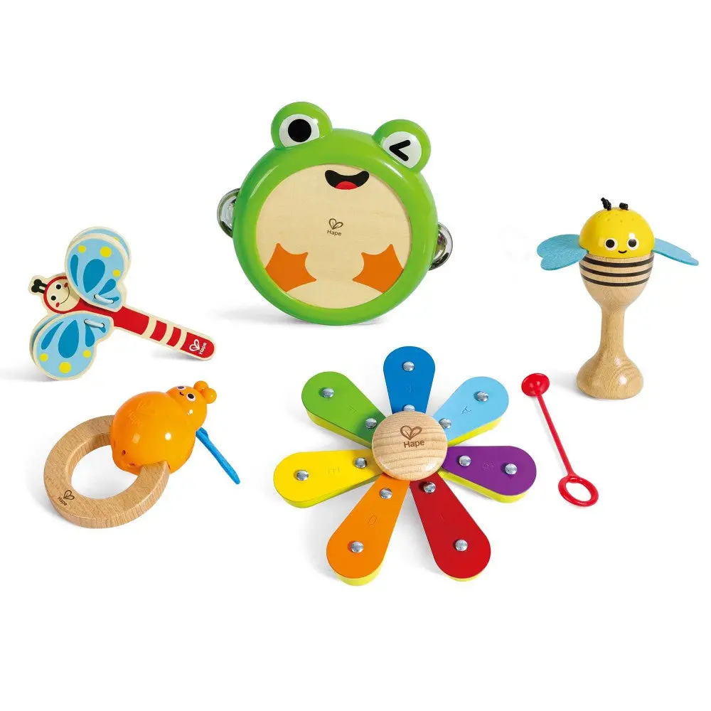 Hape Nature Band 5-Piece Musical Rhythm Kit 1