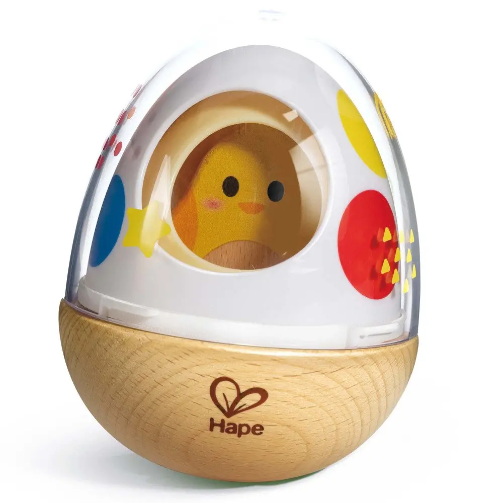Hape Wobble Wonder Stacker - Playful Chicken & Egg Toy 1