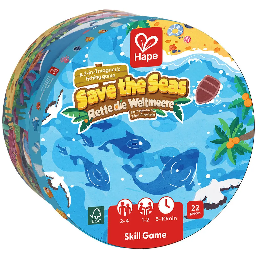 Hape Save The Seas 2-In-1 Magnetic Fishing Game 1