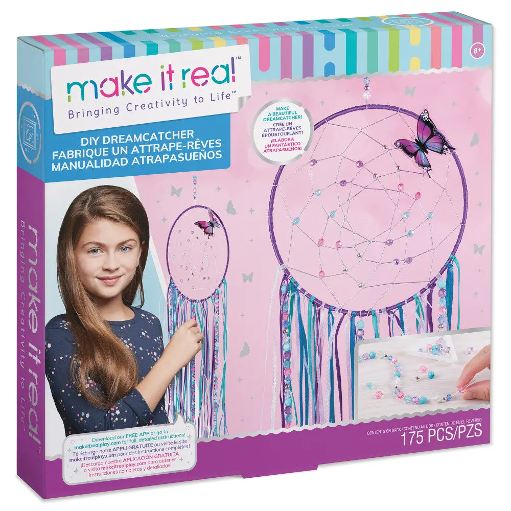 Make It Real Creative Diy Dreamcatcher Craft Kit For Kids 1