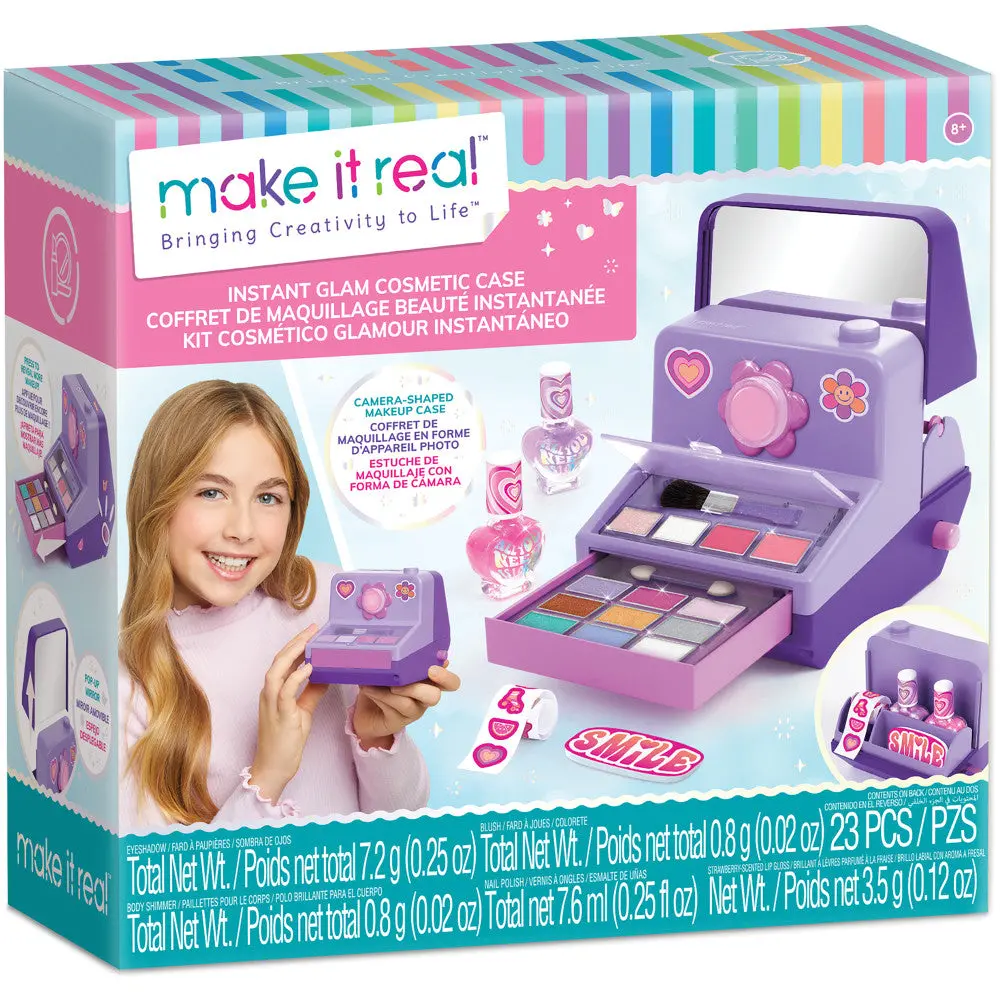 Make It Real Instant Glam 23Pc Camera Shaped Cosmetic Case Set 1
