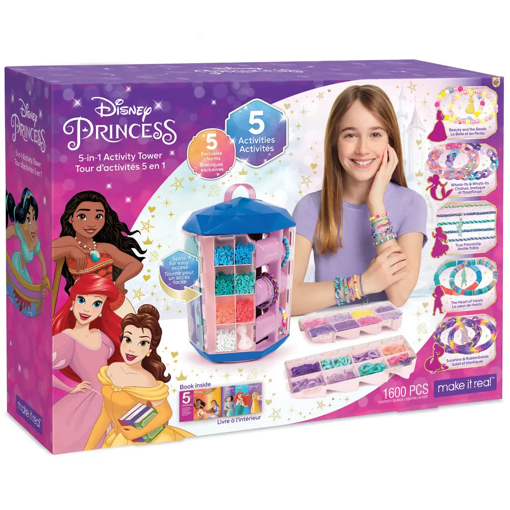 Disney Princess 5-In-1 Activity Tower Jewelry Making Kit 1