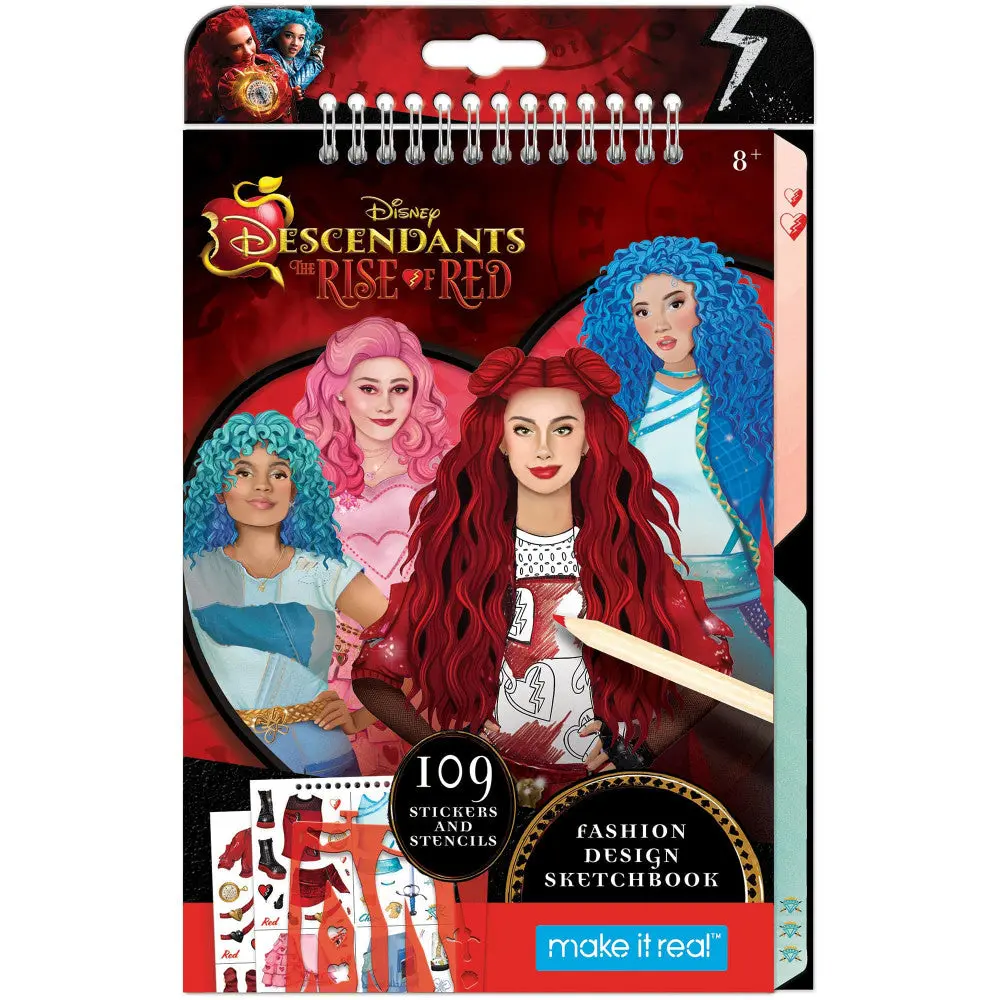 Make It Real Descendants 4 Rise Of Red Fashion Design Sketchbook 1