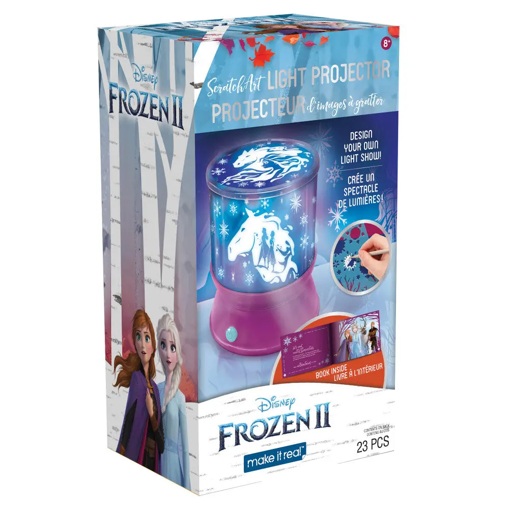 Disney Frozen 2 Scratch Art Light Projector - Magical Room Decor 1