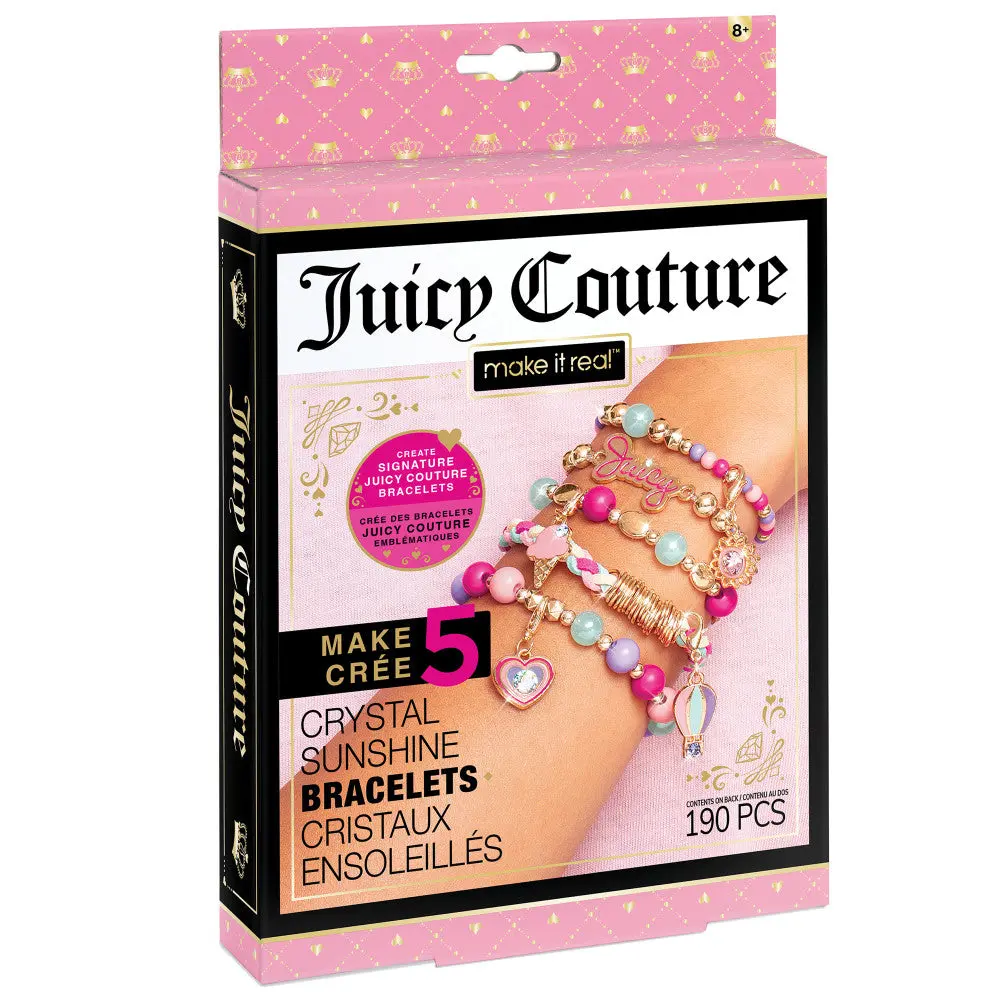 Juicy Couture Mini Crystal Sunshine Diy Bracelet Kit - Colorful Beads & Charms 1