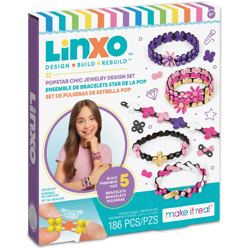 Make It Real Linxo Popstar Chic Jewelry Design Set - 186Pcs 1